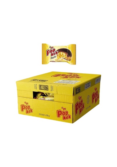 Eti Popkek Muz Soslu Kakao Kaplamalı Kek 60 Gr 24 Adet-105