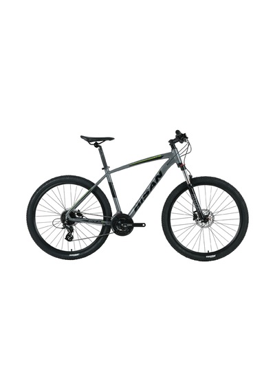 Bisan Mtx 7300 27.5 Jant 24 Vites Hd Metalik Gri Yeşil Dağ Bisikleti 43 Kadro Çok Renkli