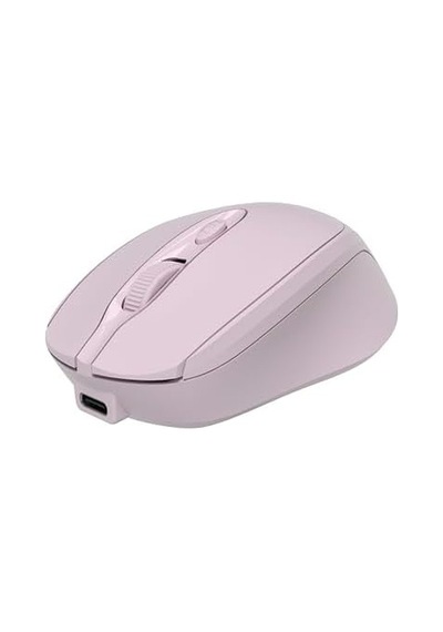 Cbt16 Bluetooth + 2.4 Ghz Şarj Edilebilir Kablosuz Mouse - Pembe