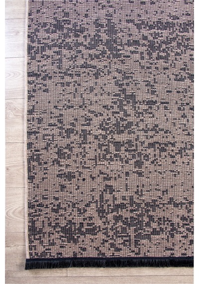 Bej Şönil Kilim Makinede Yıkanabilir Kaymaz Taban Halı Yolluk Bej