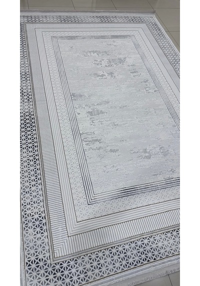 Safyün Halı Kadife Kf463 Gri 200 X 290 Renkli