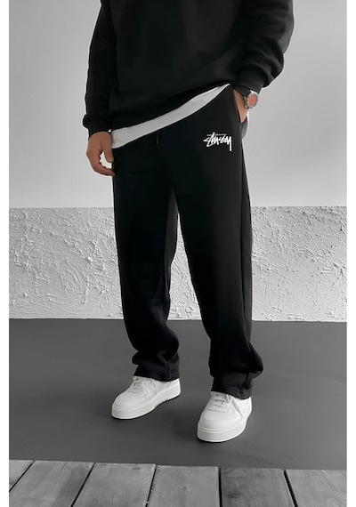 Prtnc Protonic Erkek Baggy Eşofman Altı Bol Paça Baskılı 3 İplik Şardonlu Kışlık Siyahstussy Prtnc Protonic Erkek Baggy Eşofman Altı Bol Paça Baskılı 3 İplik Şardonlu Kışlık Siyahstussy