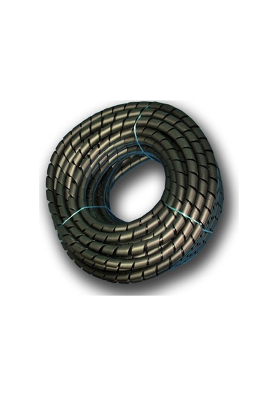 Kablo Sarıcı Koruyucu Spiral Rulo No 5 17Mm Siyah Kalın 50M