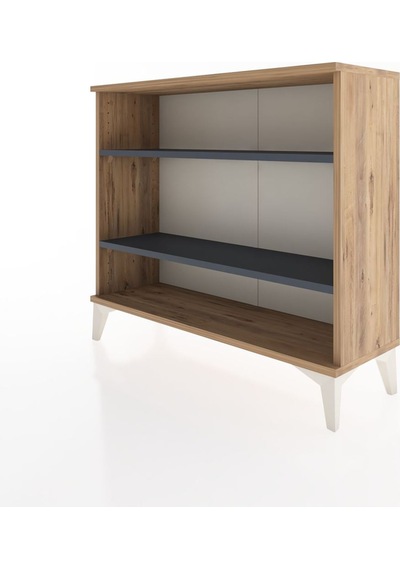 Arges Şifonyer 2 Raflı 88x30x80 Çam-antrasit Çam