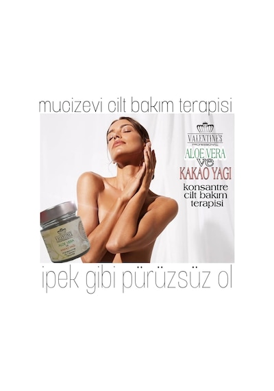 Valentines Aloe Vera ve Kakao Yağı Konsantre Cilt Bakım Terapisi 200 ML
