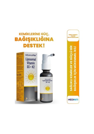 Advancemax Lipozomal D3k2 Sprey