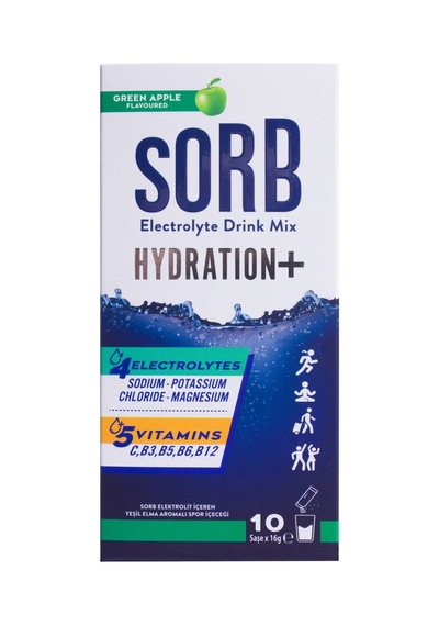 Sorb Hydration Boos Green Apple Spor İçecek 10x16 G - 5 Adet Tarı