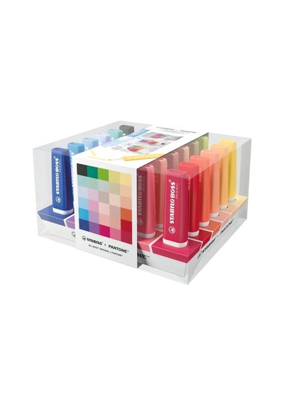 Stabılo Boss Original X Pantone Highlighter Seti 30 Renk 70/30-6 Çok Renkli