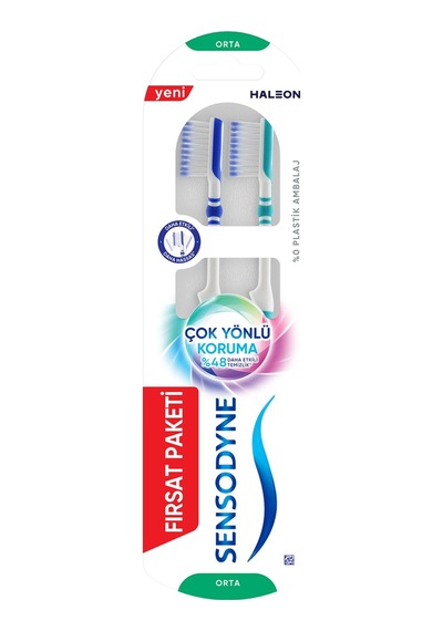 Sensodyne Çok Yönlü Koruma 1+1 Diş Fırçası - Orta - 6 Adet Tarı