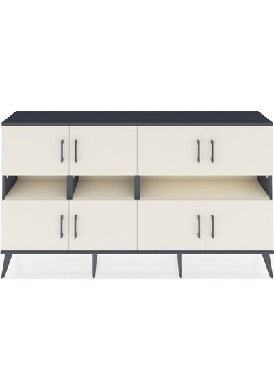 Arges Konsol 8 Raflı 8 Kapaklı 176x30x99 Antrasit-aytaşı Aytası - Antrasıt Arges Konsol 8 Raflı 8 Kapaklı 176x30x99 Antrasit-aytaşı Aytası - Antrasıt