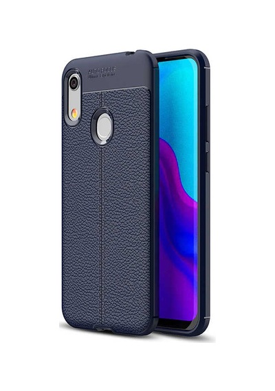 Huawei Y6s 2019 Kılıf Zore Niss Silikon Kapak Lacivert