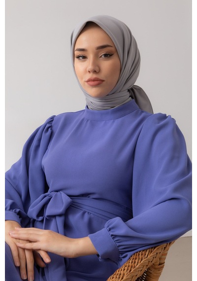 Silk Home Düz Renk Twill Eşarp Gri