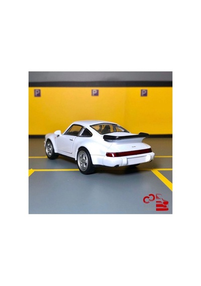 Porsche 911 Turbo 1/36 Ölçek C&c Model Garage Çek Bırak Diecast Metal Model Araba Oyuncak