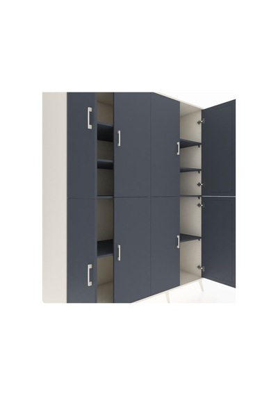 Kronos Gardrop 8 Raflı 8 Kapaklı 176x59x221 Aytaşı-antrasit Antrasit Kronos Gardrop 8 Raflı 8 Kapaklı 176x59x221 Aytaşı-antrasit Antrasit