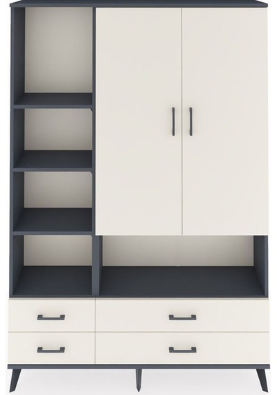 Arges Dolap 8 Raflı 4 Çekmeceli 2 Kapaklı 132x30x195 Antrasit-aytaşı/aytaşı Aytası/aytası Arges Dolap 8 Raflı 4 Çekmeceli 2 Kapaklı 132x30x195 Antrasit-aytaşı/aytaşı Aytası/aytası