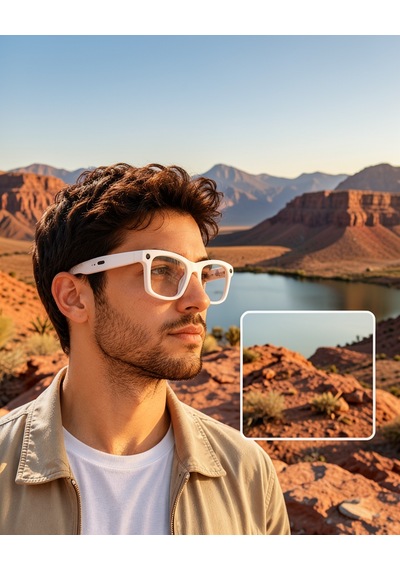 3 Kamera Akıllı Gözlük Aı Sesli Asistan Bluetooth Görüşme Fotoğraf Video Kayıt