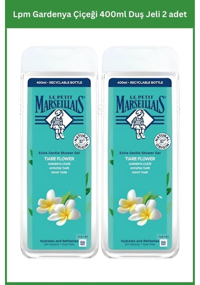 Lpm Gardenya Çiçeği 400ml Duş Jeli 2 Adet Adaçayı