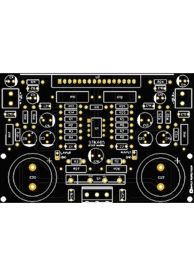 Stereo Stk465 Amplifikatör Preamplifier Amfi Devresi