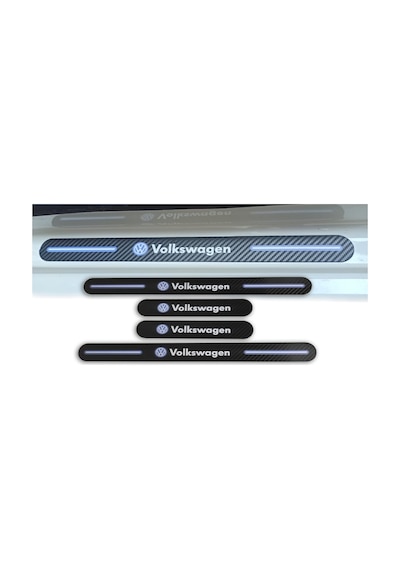 Volkswagen Touran Uyumlu Carbon Kapı Eşiği 4'Lü Set Kırılmaz (548480609)
