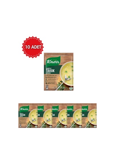 Knorr Şehriyeli Tavuk Çorbası 51 G X 10 Adet