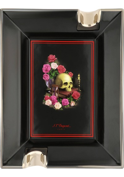 S.t. Dupont Memento Mori Porselen Siyah Küllük 6494
