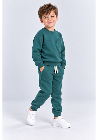 Ahengim Erkek Çocuk Cepli Sweatshirt Ve Jogger Eşofman Altı 2 Li Takım Günlük Rahat Çocuk Eşofman Seti Ak125 Koyu Yeşil Ahengim Erkek Çocuk Cepli Sweatshirt Ve Jogger Eşofman Altı 2 Li Takım Günlük Rahat Çocuk Eşofman Seti Ak125 Koyu Yeşil