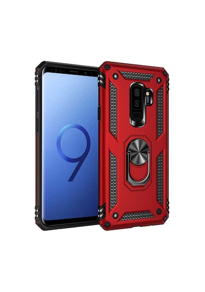 Zore Galaxy Uyumlu S9 Plus Kılıf Vega Kapak - Kırmızı Kirmizi
