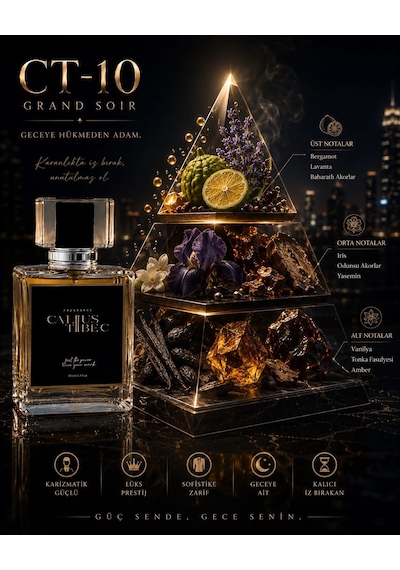 Calius Tibec Ct-10 Erkek Parfüm EDP 50 ML