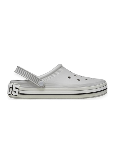 Crocs 209651 Off Court Logo Clog Gri Erkek Terlik Gri
