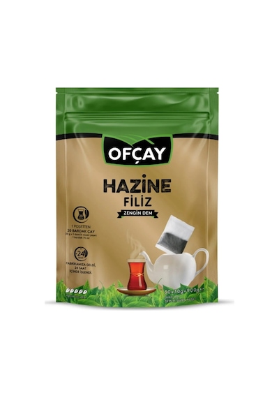 Ofçay Hazine Filiz Zengindem 30 Adet X 30 Gr Eko Demlik Poşet Çay