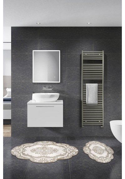 Alanur Dolunay Lazer Kesim 2 Li Banyo Takimi St210107bj Bej