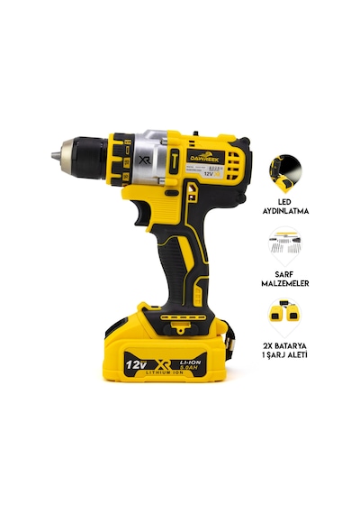 Dawreek 10 MM Çelik Mandren Vidalama DW3P Dawreek 10 MM Çelik Mandren Vidalama DW3P