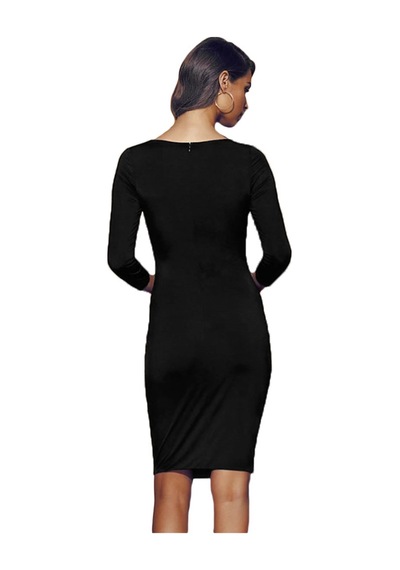 Ön Kısmı Bağcıklı Tek Parça Elbise - Vbah-866023 Çok Renkli