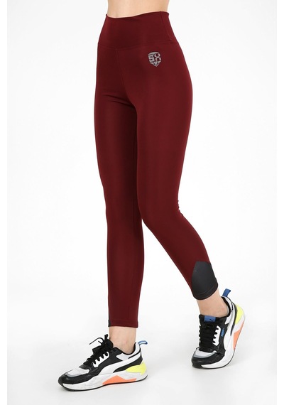 Sportonex So21s001 Essential 7/8 Tights Kadın Tayt Bordo