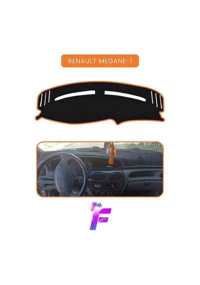Renault Megane 1 Araca Özel Torpido Örtüsü Ön Göğüs Kılıfı Tam Koruma Oto Aksesuar A52
