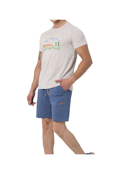 Merrell Merrell Erkek Günlük Giyim Tişört Tobi Açık Gri 23394 Gri