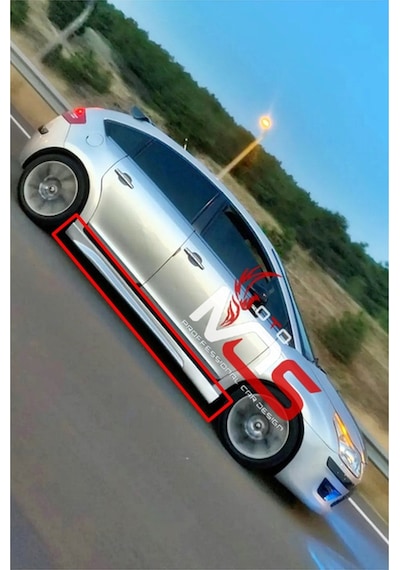 Citroen C4 Gtx Marşpiyel Takım Fiberglass Boyasız