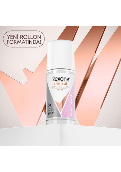 Rexona Clinical Protection Confidence Kadın Roll On 45 Ml