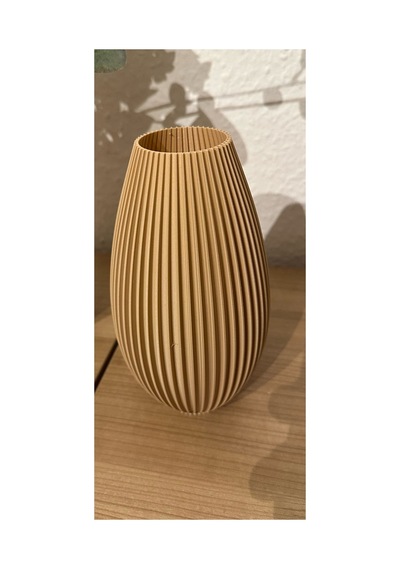 Modern Dekoratif Vazo Kahverengi 22 Cm Beyaz Beyaz
