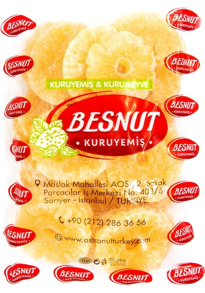 Besnut Dilimli Ananas Kurusu 1 KG