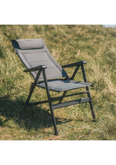 Outwell Teton Premium 7 Kademeli Ultra Konforlu Doğa Sandalyesi Gri
