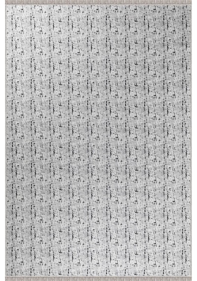 Arya Vl Çift Taraflı,katlanabilir,yıkanabilir,yüksek Kalite Pamuk Salon,oturma Odası,balkon Kilim Krem-antrasit 1