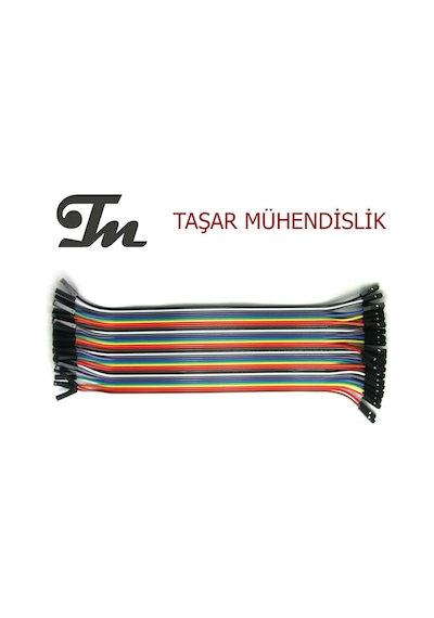 Dişi-Dişi Jumper Kablo 40Adet 20Cm Arduino Raspberry N11.2198