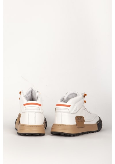 Beyaz Guja 501 Yüksek Bilek Erkek Sneaker Beyaz