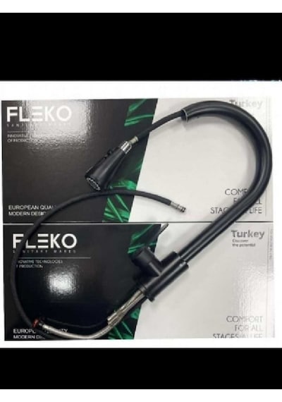 Fleko Spiralli Eviye Bataryası Siyah Siyah
