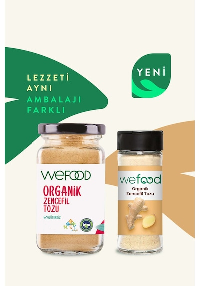 Wefood Organik Zencefil Tozu 45 gr