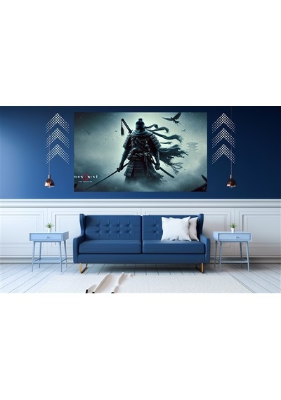 Ti-play Öteden Gelen 60x90cm Modern Samuray Pvc Çerçevesiz Tablo