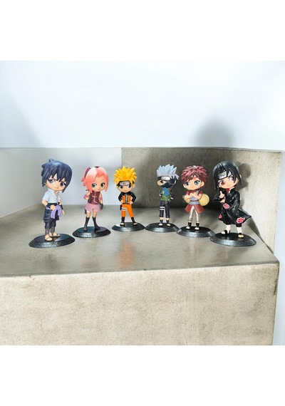 Vıp Naruto 6 Lı Karakter Set Biblo 10 Cm Naruto Oyuncakları Naruto Karakterleri Full Set Naruto Diğer