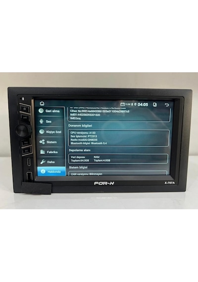 X-707a Uyumlu Android 7 İnç Double Teyp 4/64 Pro 9"