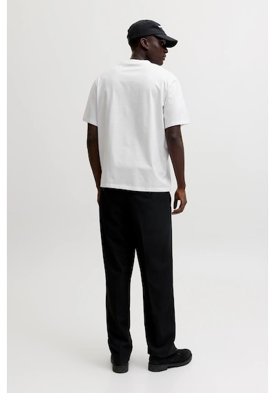 Jack & Jones Jcoclub Badge Tee Ss Crew Neck Beyaz
